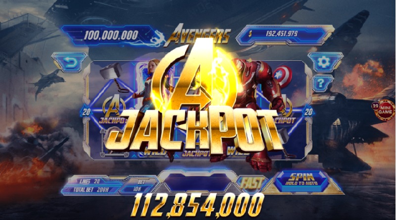 Biểu tượng Jackpot trong Slot Game Avengers tại Zowin